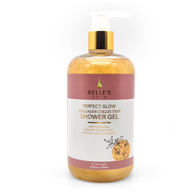 Gel douche éclaircissante au collagène