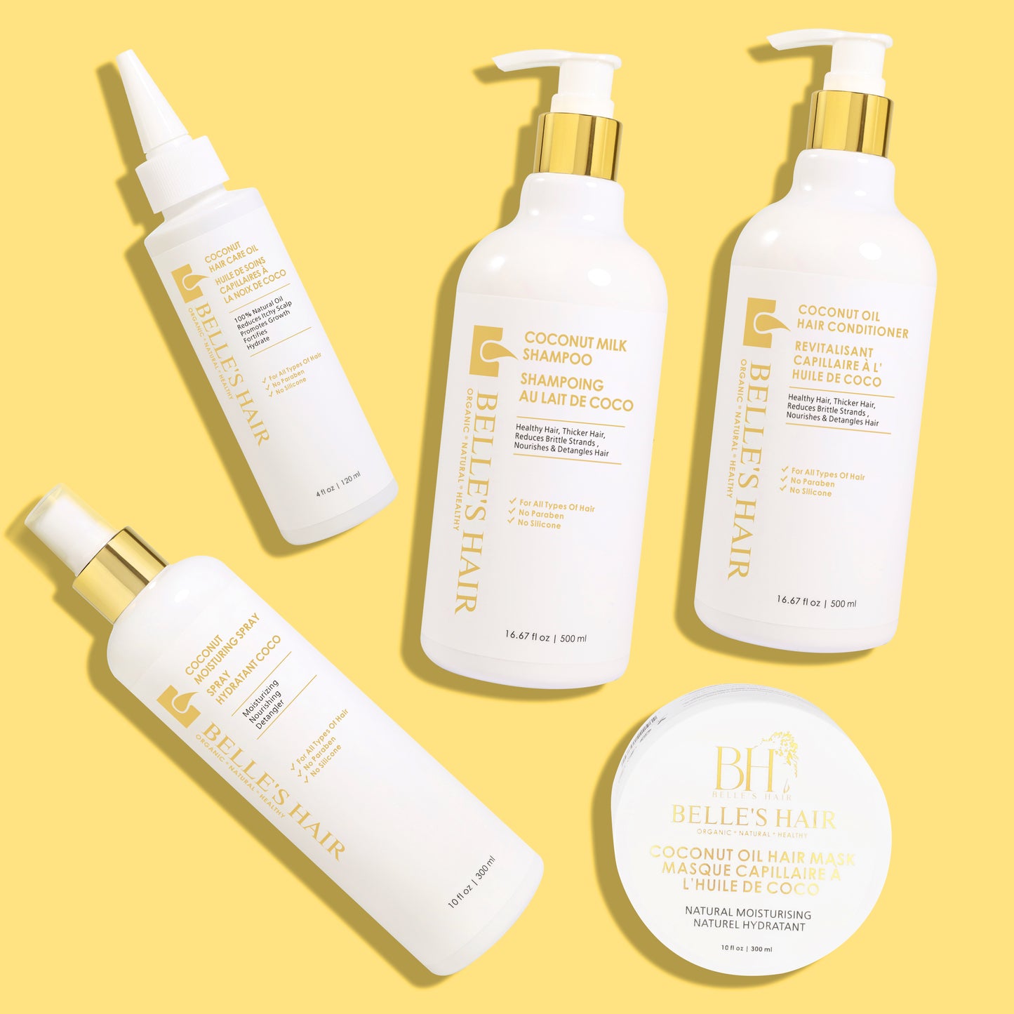 GAMME COMPLETE BELLE'S HAIR SANS SERUM