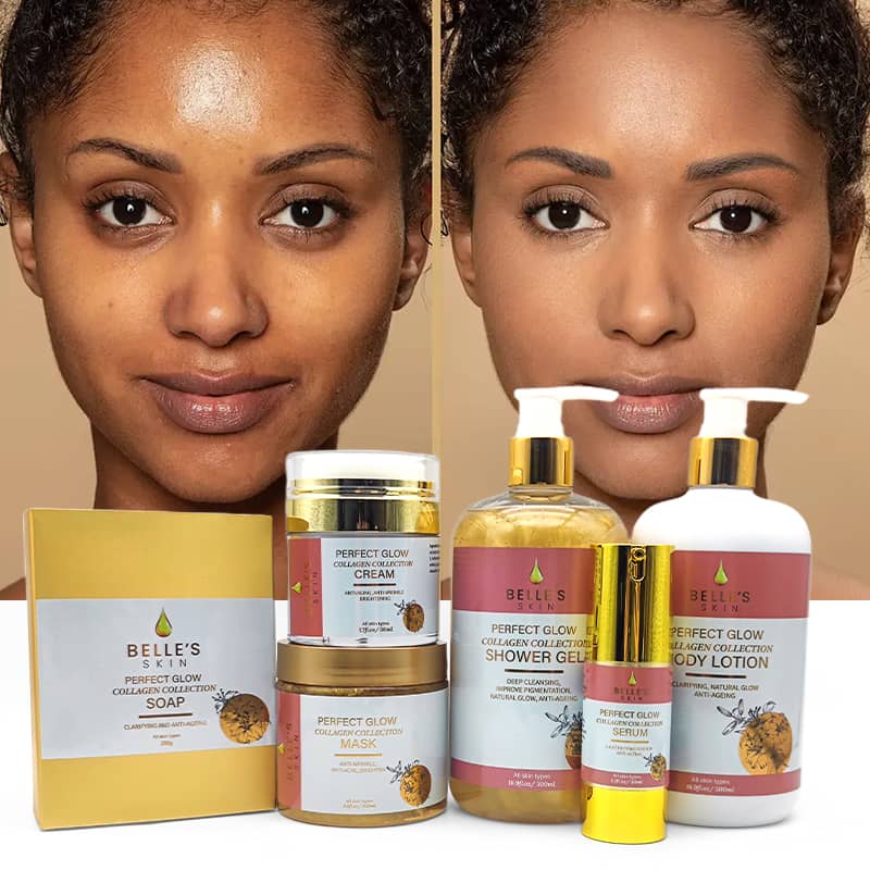 Masque visage éclaircissante au collagène