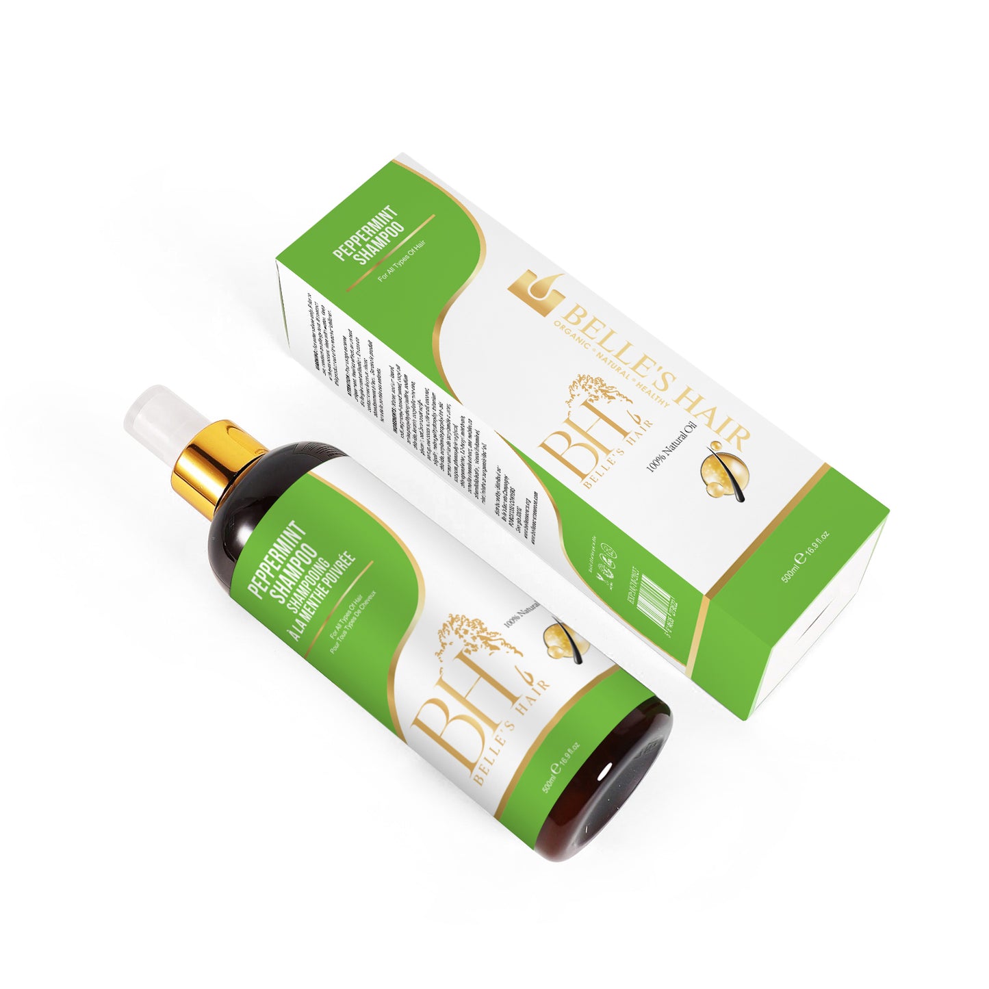 SHAMPOING à la menthe poivrée