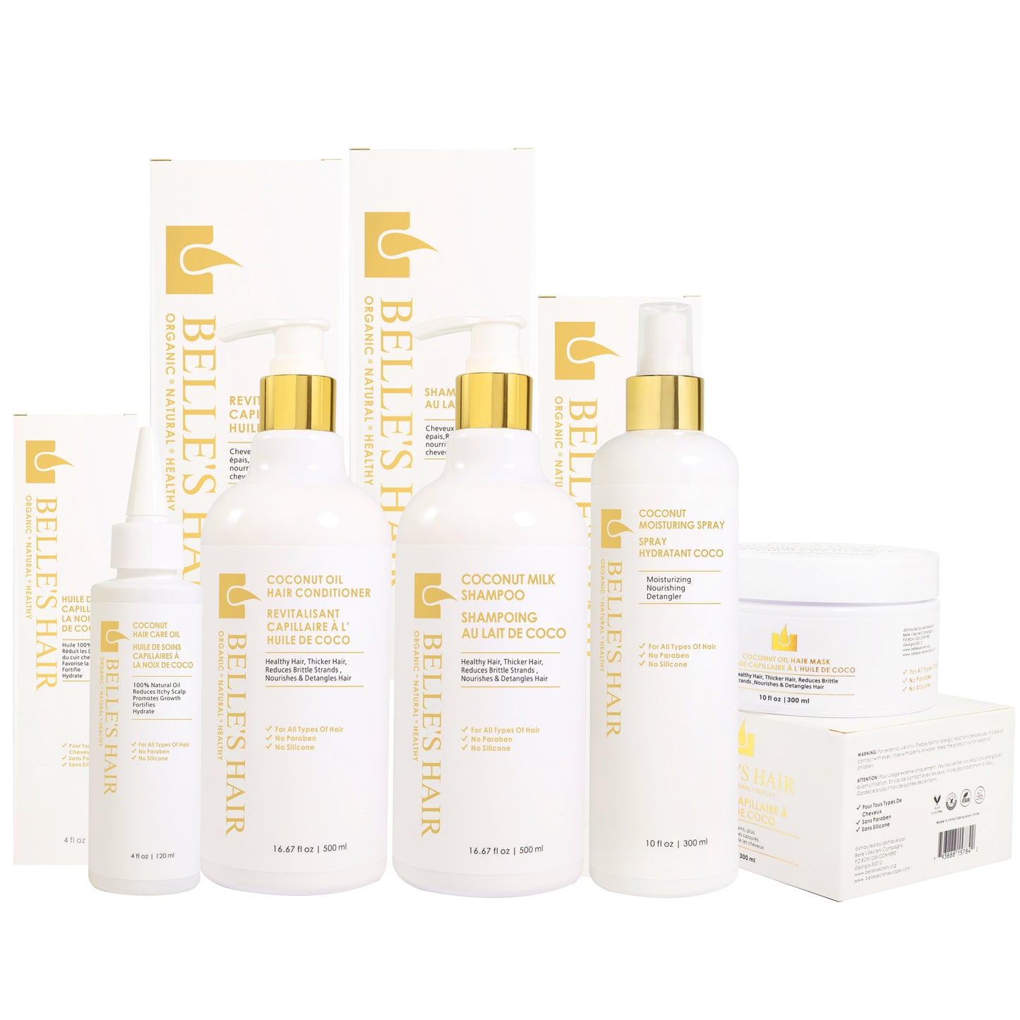 GAMME COMPLETE BELLE'S HAIR SANS SERUM